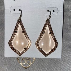 Kendra Scott Rose gold Alex earrings